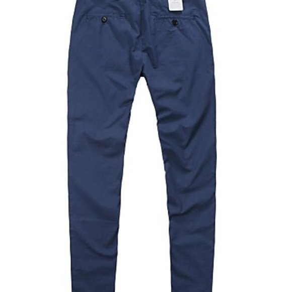 NWOT Women's Blue Skinny Pants, Cotton & Polyester - Picture 2 of 3